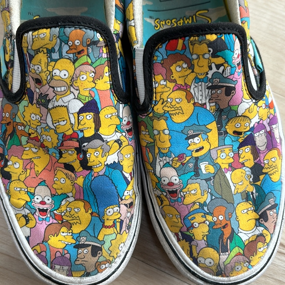 Vans Slip On The Simpsons Shoes. Unisex Mens 5.5 and Womens Size 7. - Picture 7 of 8